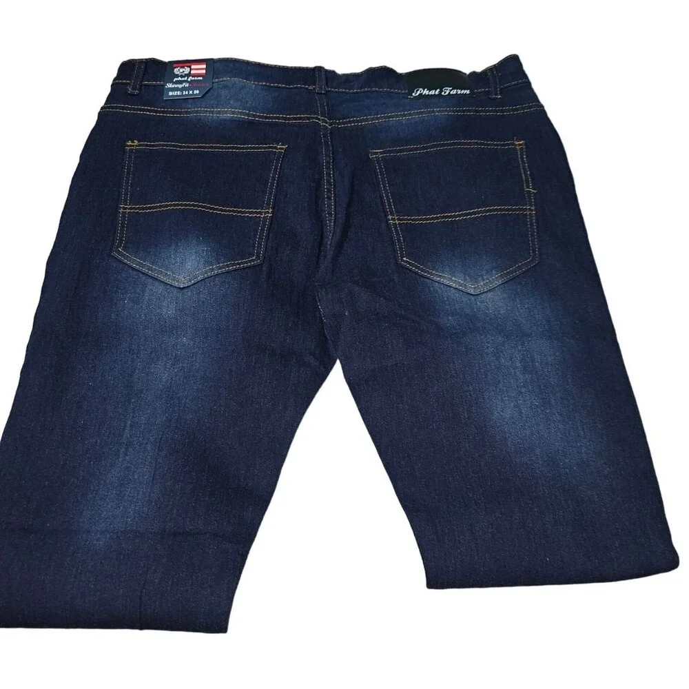 Men's Phat Pharm SkinnyFit Stretch Vintage Blue Size 34x30‎